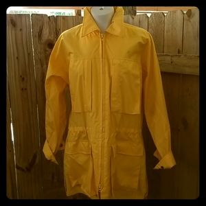 Bright Yellow Vintage Short Raincoat 10 Final Pric